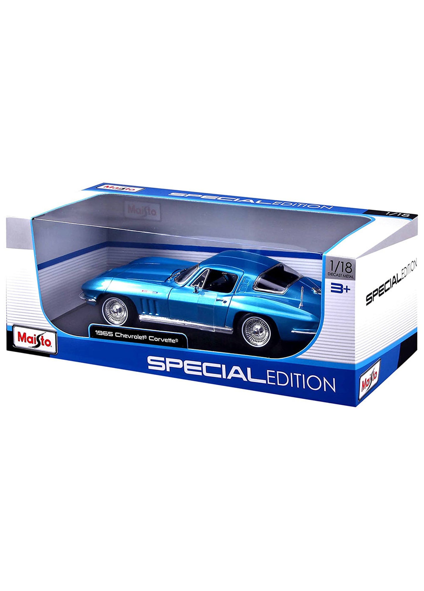 Chevrolet Corvette 1965 bleu - 1/18 Maisto