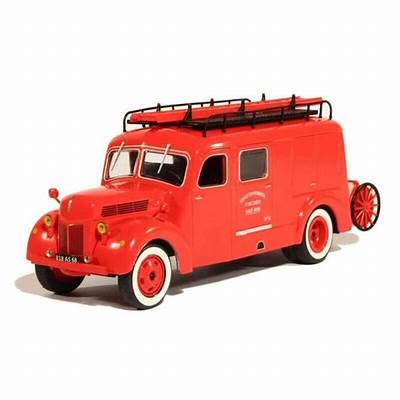 Ford F798T Feuerwehr Haut-Rhin rot - 1/43 Altaya