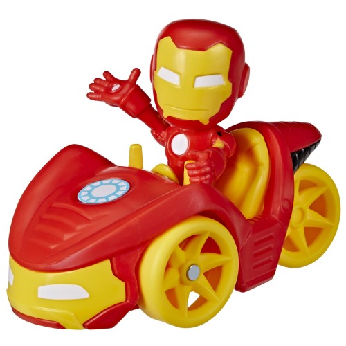 SET SPIDEY - Vehicul si figruina Iron Man 10cm