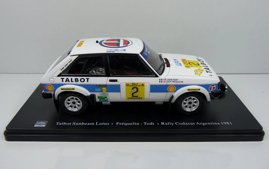 Talbot Sunbeam Lotus Rally Codasur Argentina 1981 Nr.2 - 1/24 Altaya