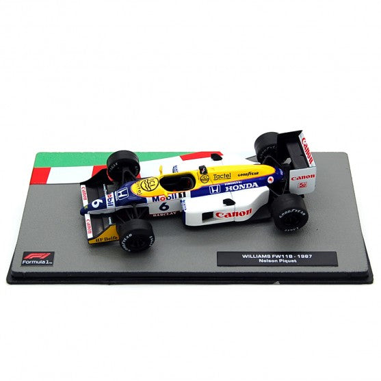 Formula 1 Williams FW11B 1987 Nelson Piquet cu vitrina plexiglass - 1/43 Altaya