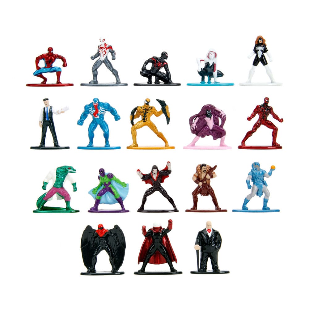 Set 18 Figurine 4cm Spider-man - Jada