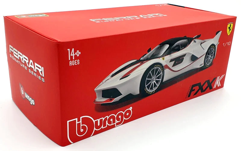 Ferrari FXXK SIGNATURE  alb Nr.75 - 1/18 Bburago